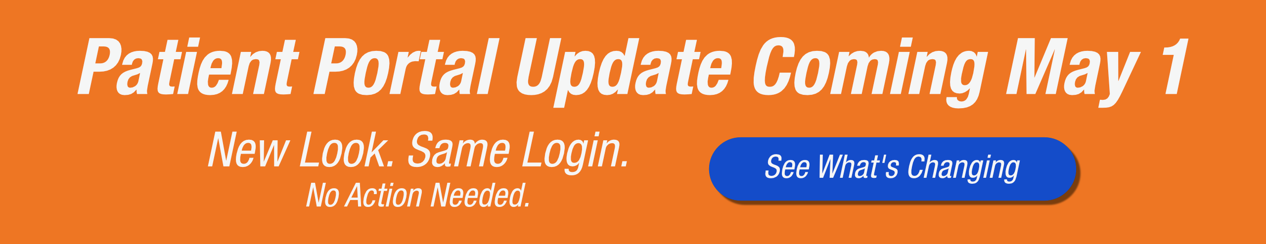 Patient Portal Update